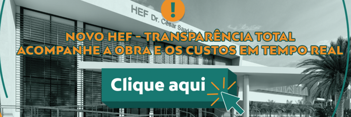 Obras. Portal Transparência HEF.