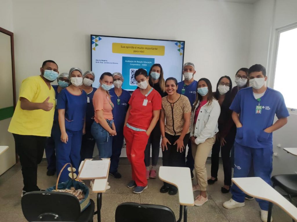 Foto do treinamento Experiência do Paciente realizado no HEF